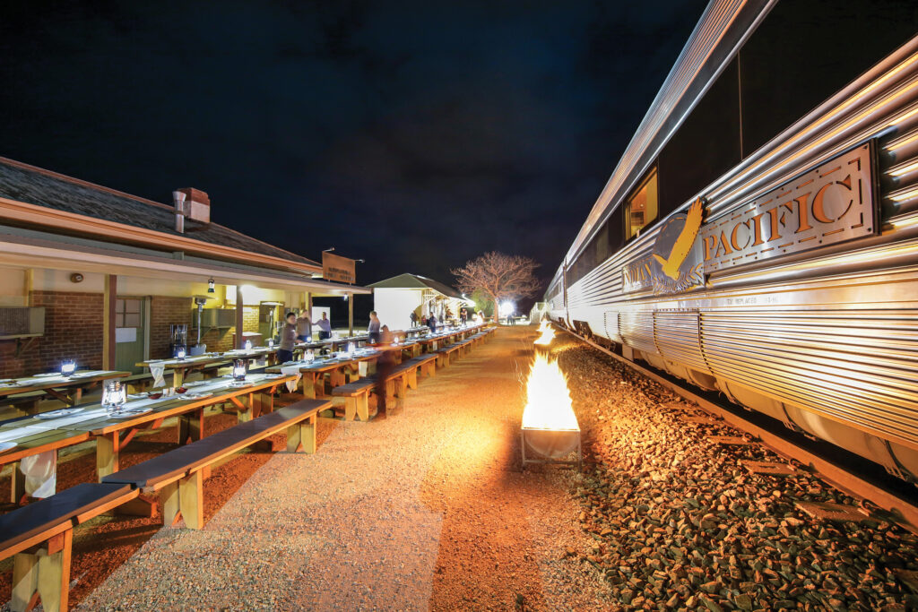 Journey Beyond's train that travels between Sydney and Perth. 